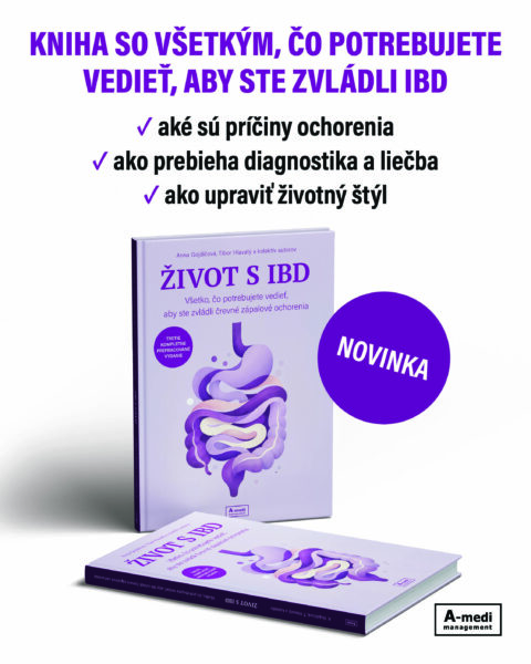 Nová kniha: ŽIVOT S&nbsp;IBD alebo&nbsp;Všetko, čo potrebujete vedieť, aby ste zvládli črevné zápalové ochorenia 